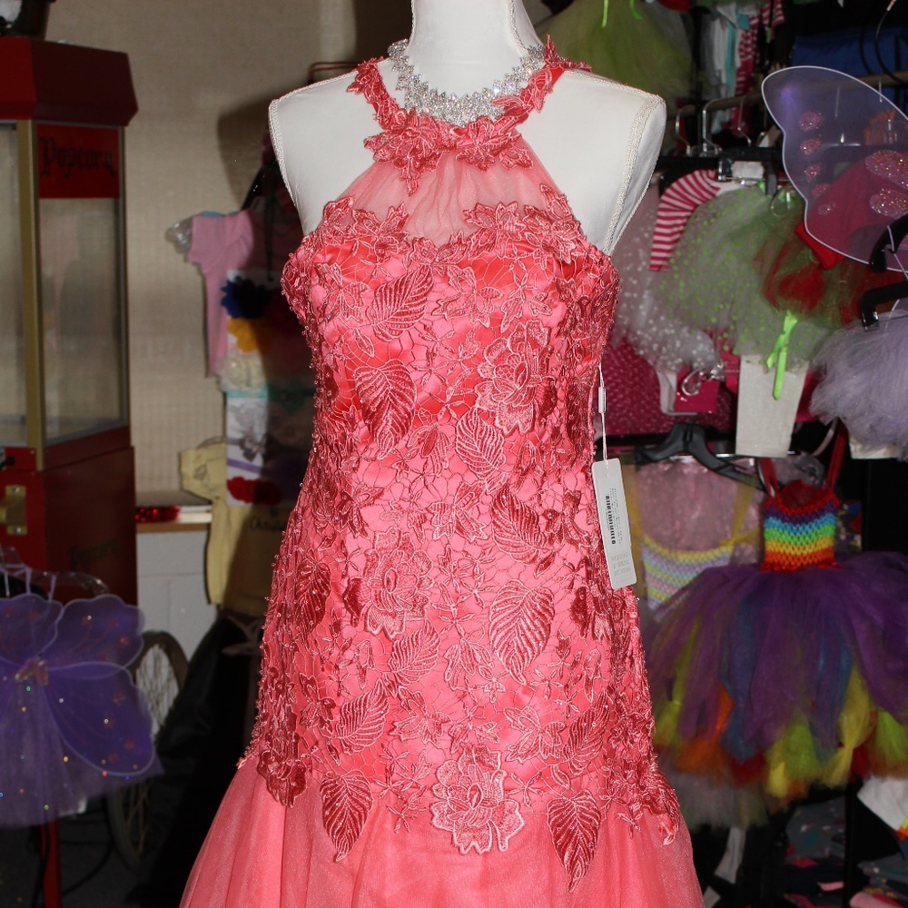 PROM Peach Dress in Women